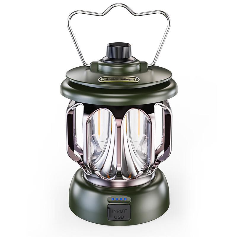 Retro LED Rechargeable Camping Lantern