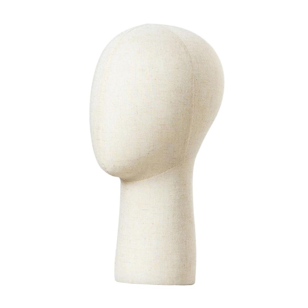 Mannequin Head Multipurpose Wig Display Holder for Home Salon Styling Drying White