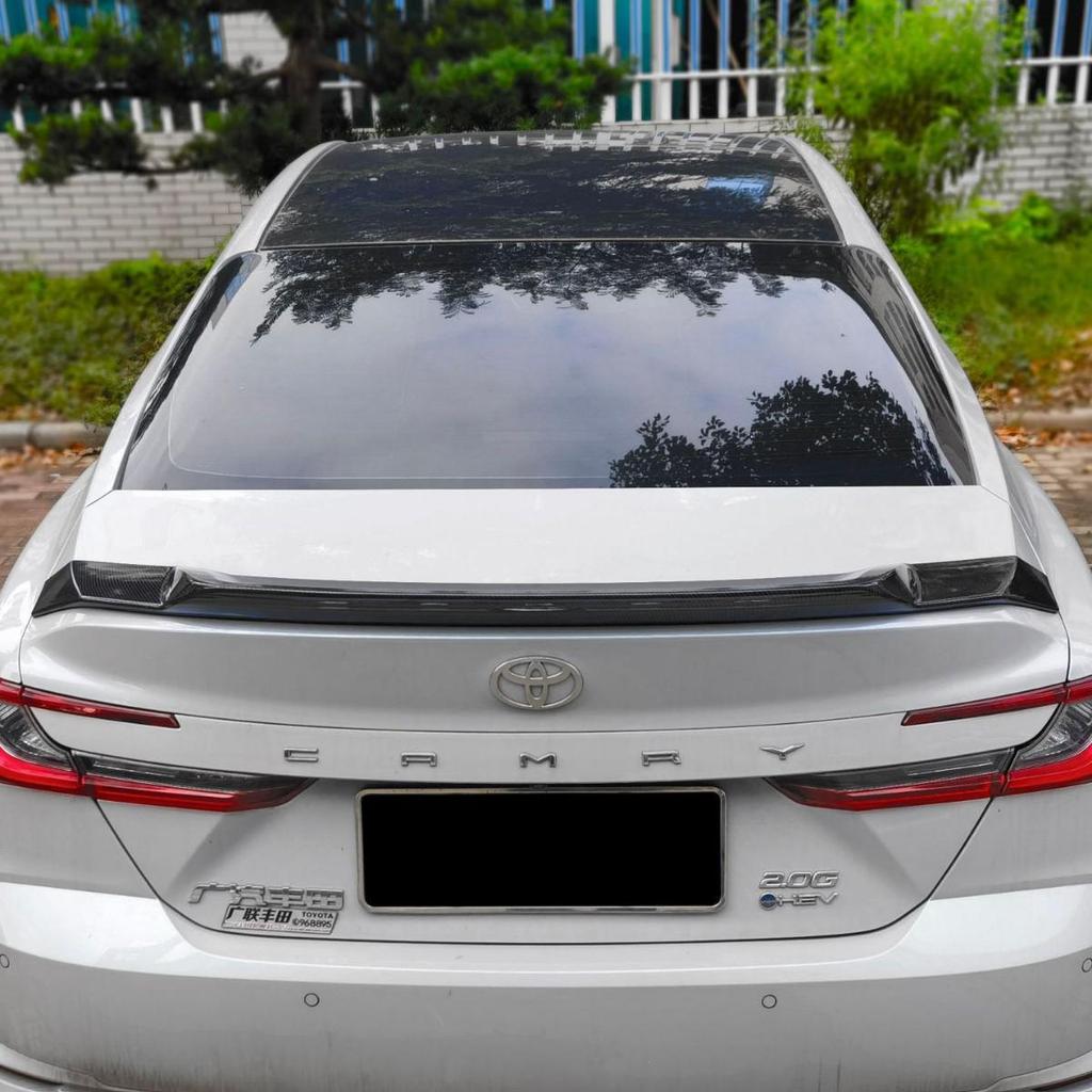 2024 Camry 9th Gen R-style JDM Rear Spoiler: No-Drill Large Wing & Stabilizer Rear Diffuser