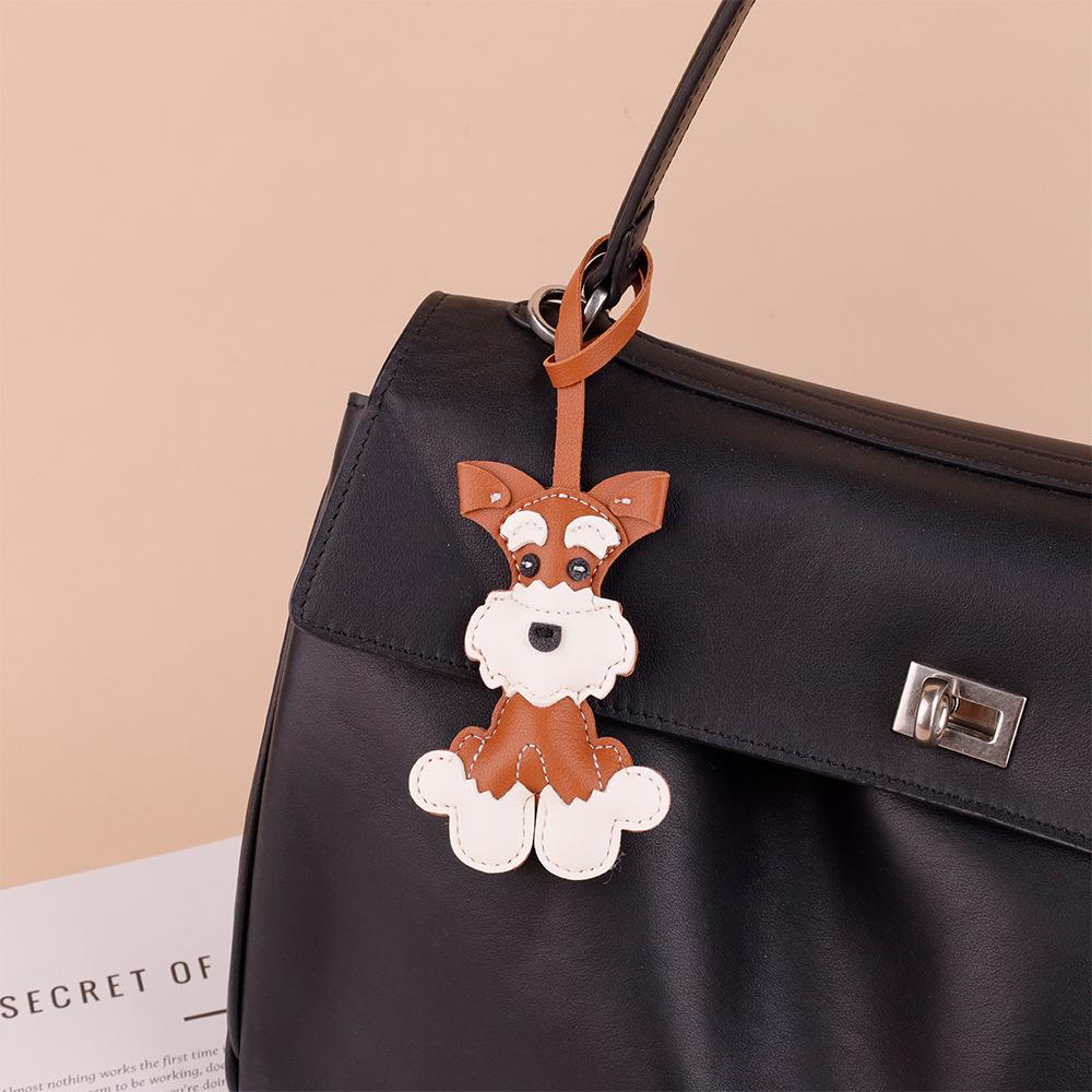 

Schnauzer Dog Bag Charm: Cute Cartoon Animal Pendant Gift Decoration