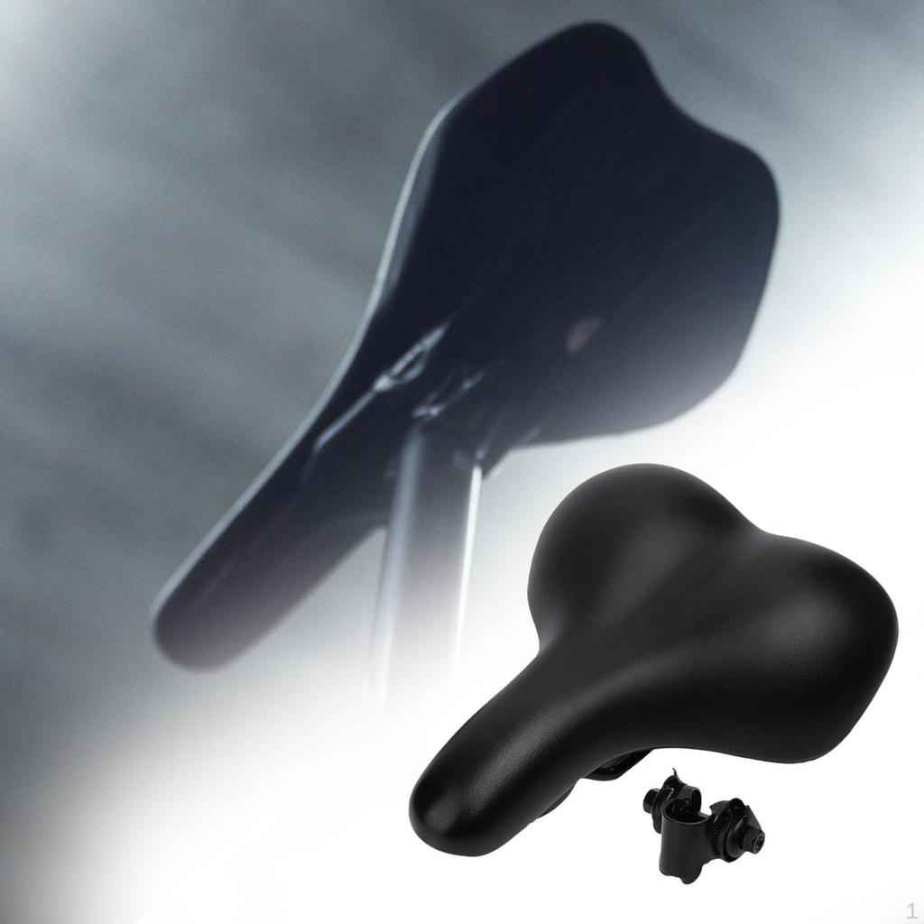 Bike Saddle Road Seat Cycling Pad Wide Shockproof Comfortable Replacement Mountain Bikes