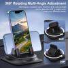 New Suction Car Cell Phone Bracket Plastic 360° Rotation Car Phone Holder Car Navigation Anti-Slip Car Dashboard Support Bracket