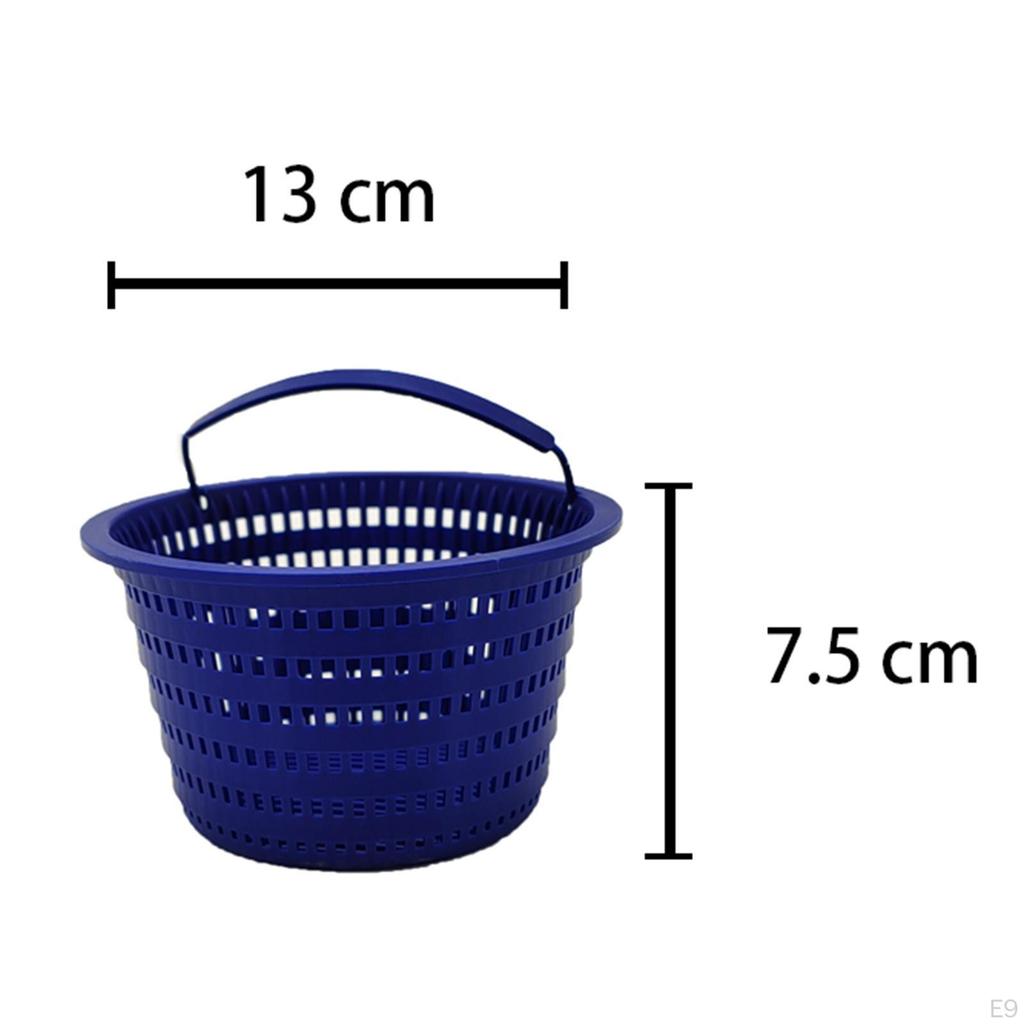 Basket Pool Supplies Replacement Strainer Fine Mesh Plastic Cleaning Tool Universal Blue for