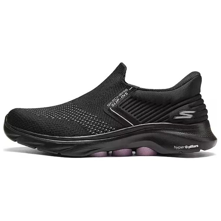 Skechers Women s GO WALK Low Top Casual Shoes Women s Black Pink 36.5