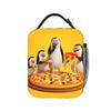 Madagascar American Animated Film Lunch Bag Funny Outdoor Picnic Lunch Box Custom Portable Thermal Tote Handbags