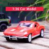 Chevrolet Corvette C2 1963 Retro Clasic Supercar Simulare Diecast & Vehicul Jucărie RMZ city 1:36 Model de Mașină din Aliaj Cadouri Pentru Copii