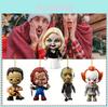 Halloween Scary Movie Character Acrylic Flat Hanging Party Decoration For Cars