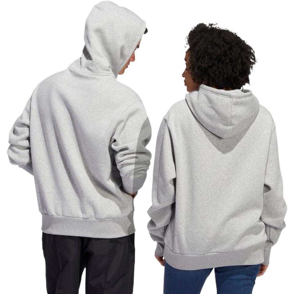 Adidas Originals FW22 Alphabet Logo Print Hoodie Long Sleeve Sweatshirt Unisex Tops Grey HM2585