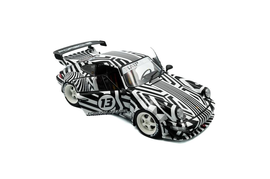 Solid Porsche Mini Car 1/18 911 (964) RWB Rauh-Welt THE ZEBRA 2022