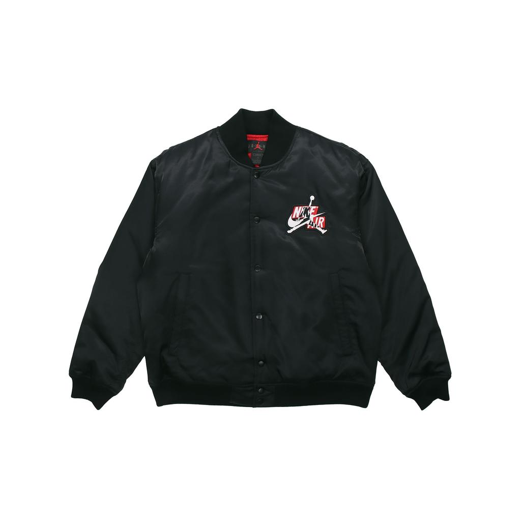 Jordan Jumpman Classics Solid Single-Breasted Long Sleeve Cotton Jacket Men Jackets Black CT3462-010