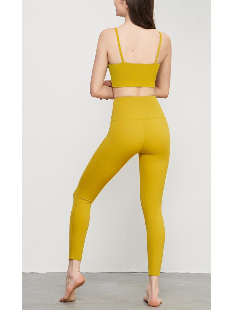 NULS Double-Sided Brocade Women's Sports Bra - Padded Naked Feel Vest for Yoga & Running Fitness