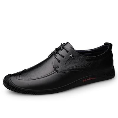 Heren Heren Casual Brits Zakelijk Koe Echt Leer Schoenen Flats Lente Herfst Kantoren Formele Schoenen 2024 Nieuw