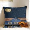 Tutter- B-Bear In The Big Blue House Pillow Case Soft Pillow Cover Novelty Pillowcases For Sofa Bedroom Home Decor
