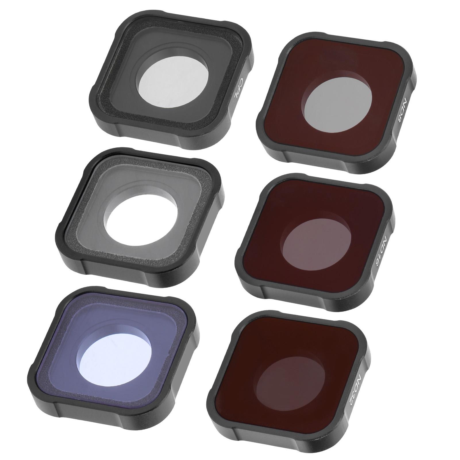 

Набор из 6 шт. фильтров для камеры Junestar STARCPLND8ND16ND32NIGHT для GoPro Hero9