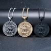 Nordic Mythology Viking Style Archangel Personality Domineering, Titanium Steel Pendant Daily Wear Necklace