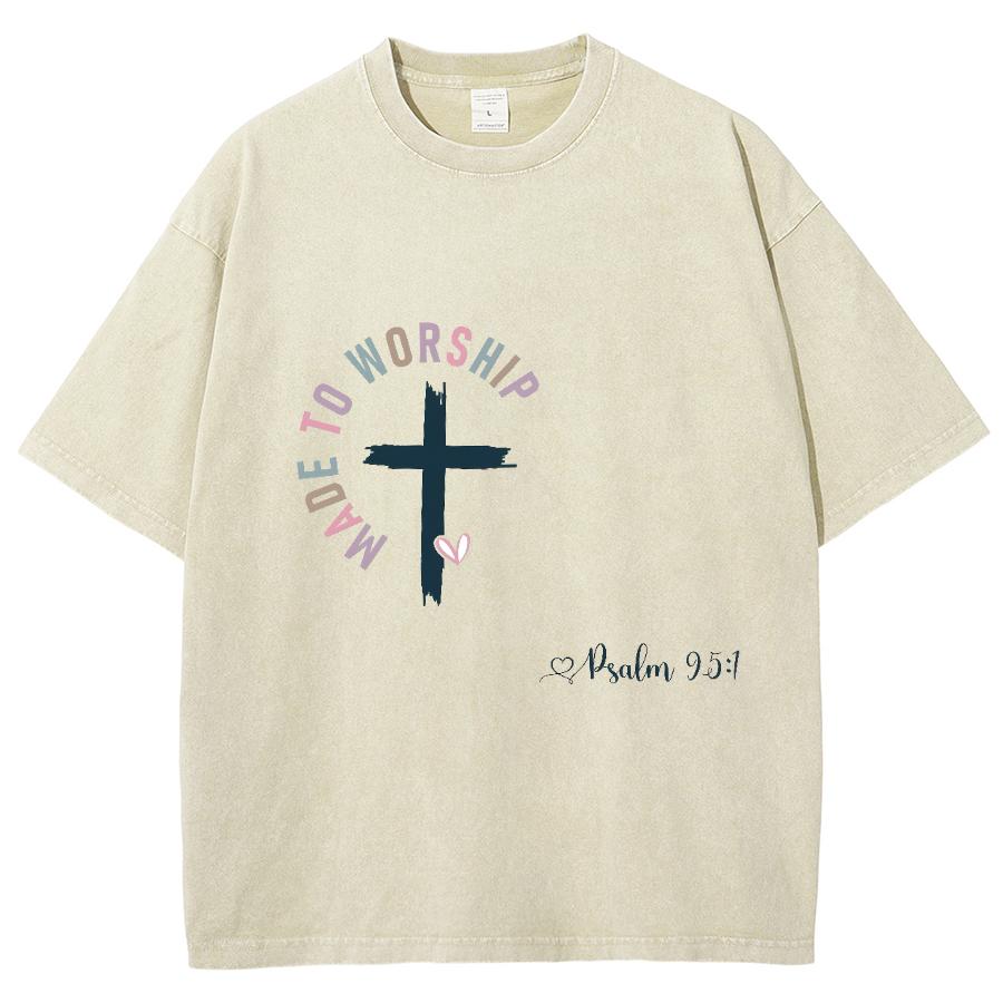 Cross Letter Hand Painted Print Women's T-Shirt Oversized Washed Short Sleeve Fashion Design Hot Selling Top Tees
