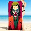 1Pc Joker'S Colorful Portrait Beach Towel, Quick Dry, Multi-Use for Beach Pool Gym Yoga Home Travel, Christmas, Halloween, Xmas Gift Em92924