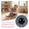 20cmSoft Big Eyes Grey Elephant Stuffed Animal Cute Plush Elephant with Pink Inner Ears Bedroom Decor Kids Birthday Holiday Gift
