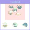 Adorable Cute Cartoon Cat Badge Stylish Space Cat Design Alloy Brooch For Everyone