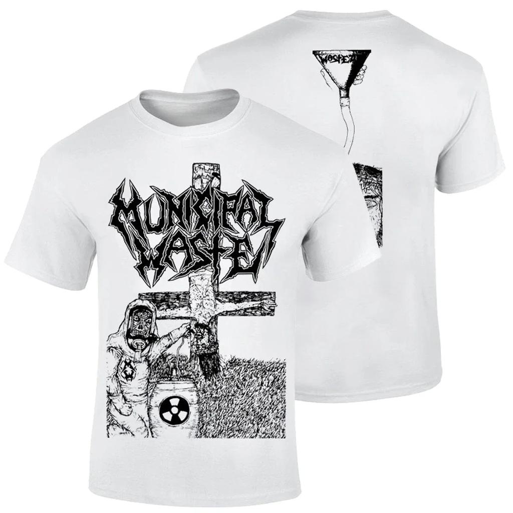 Municipal Waste Thrash Band Graphic Cotton T-shirt Men Women Short Sleeve Print T Shirt Cotton Tops Fashion Brand Summer Tee