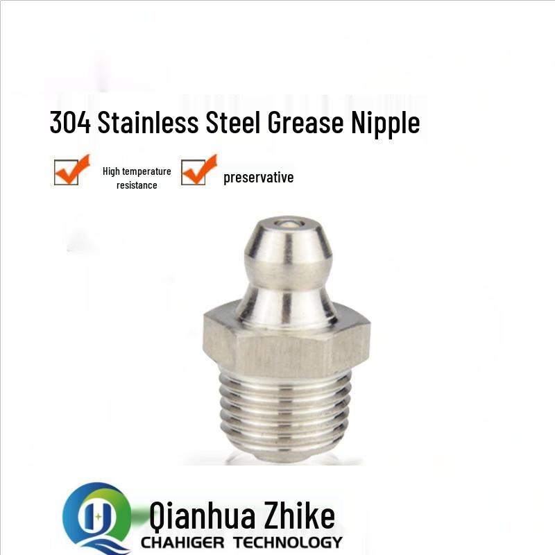 304 Stainless Steel Straight Grease Nipple
