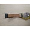 Used Swatch watch rainbow dial green genuine leather strap