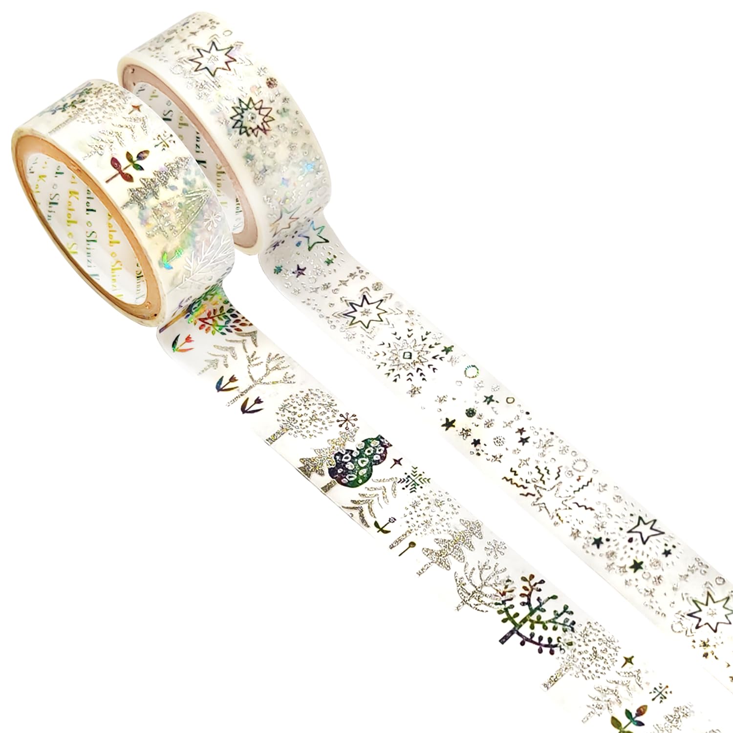 

Фольгированный Блестящий Маскировочный Звездный Набор Shinzi 3м Ролик Seal-do Сделано в Японии Двухцветный Скотч, Акари, 2, Хоши, Деревья, Звезда, Като, (ks-dt-20118)