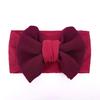 Children's Unisex Hair Accessories Big Knotted Bow Headband Nylon Fabric Baby Headdress Stockings Washable Eco-Friendly All