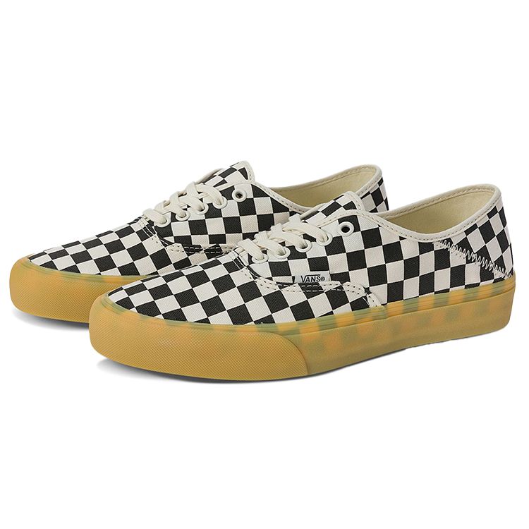 Vans Authentic SF Checkerboard - Black White Unisex Sneakers Marshmallow VN0A4BWT1KP