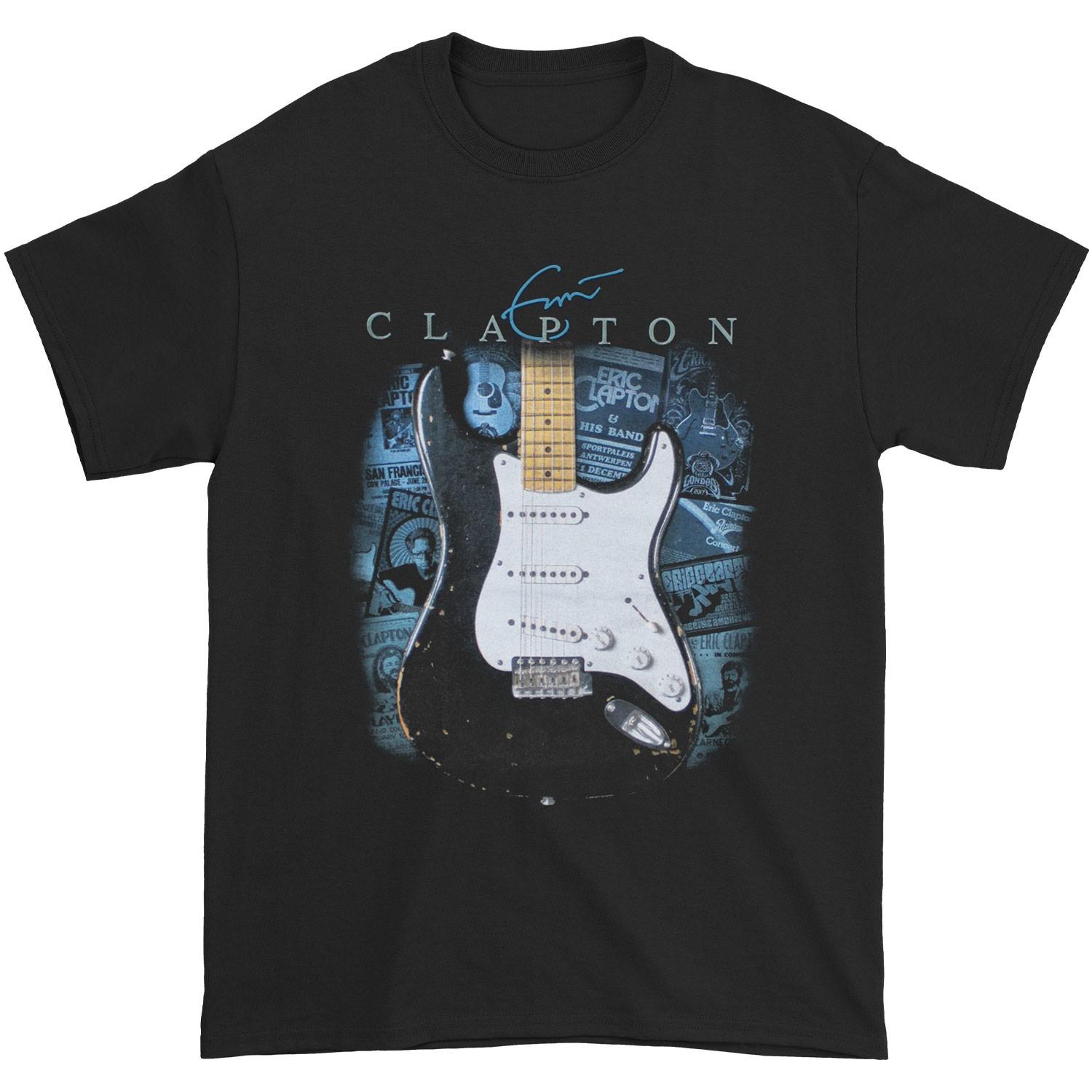Men s Eric Clapton Blackie Passes T-shirt X-Large Black XXL