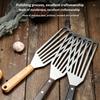Stainless Steel Fish Spatula With Handle For Grilling Flipping Steak And Fish Perfect For Kitchen And Outdoor Cooking