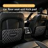 VFO1 Car Seat Back Anti Kick Mats Seatback Pad Protectors Cover Leather Interior For Mercedes Benz AMG A/B/C/E/S Class W203 W211 W212