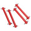 4pcs RC Metal Dog Bone Drive Shaft Front and Rear   Dog Bone for    02B 1Celsius10 RC Car Upgrade Parts