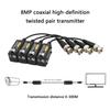 High Clear Security Camera Converters Video Balun With BNC Interfaces Using Cat5e Cat6 Cable For 300M Signal Extension