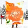 A-Aperol Spritz Logo Blanket Super Warm Comfortable Plush Throw Blanket Child Home Sofa Bedroom Gift