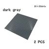 Non-Toxic 24X24 20X20 Dots Classic 2Pcs Base Plates Blocks Small Size Diy Bricks Baseplates Abs Plastic Assembly Plate Blocks For Children