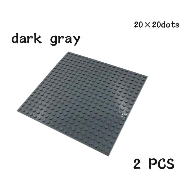 Non-Toxic 24X24 20X20 Dots Classic 2Pcs Base Plates Blocks Small Size Diy Bricks Baseplates Abs Plastic Assembly Plate Blocks For Children