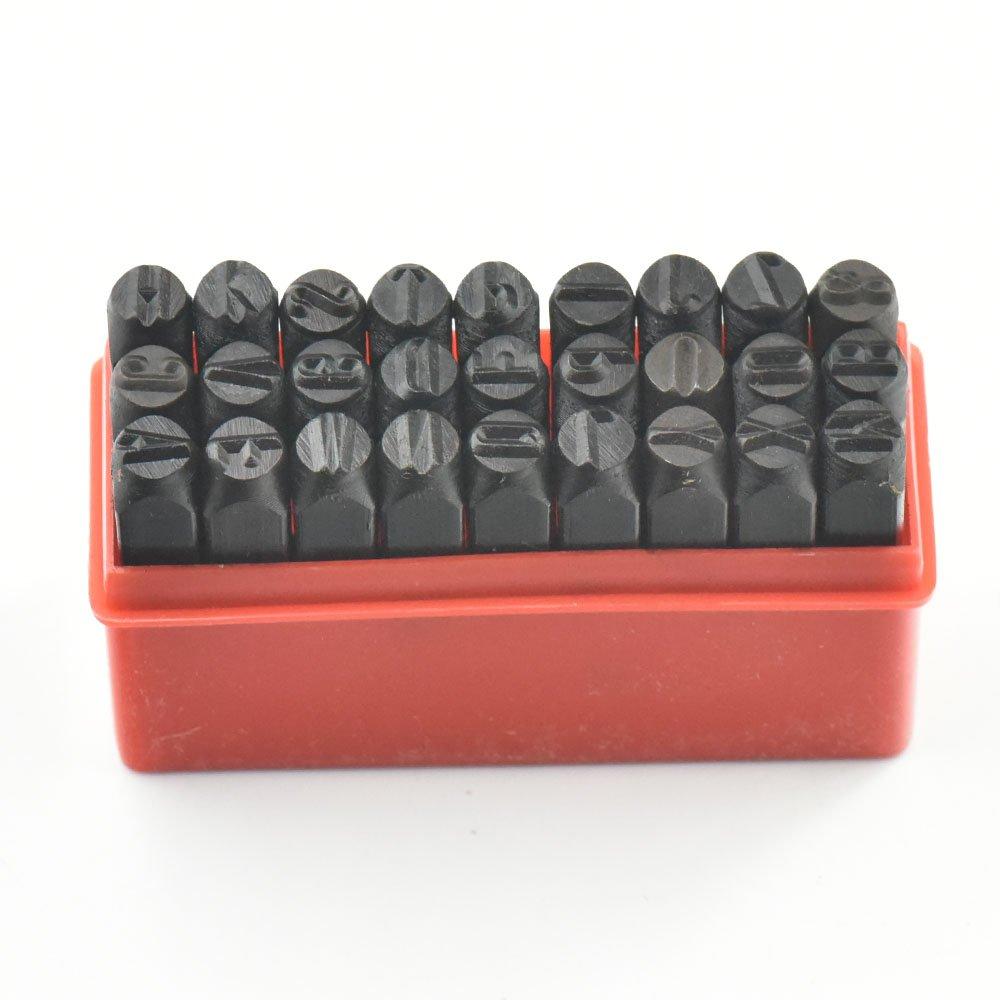 4mm 6mm Buchstaben Schlagwerkzeuge Stahl Stanz Prägeset Symbole Metallstempel Name Adresse