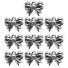 Pack of 10 Bowknot Jewelry Charm Bowknot Jewelry Pendant Jewelry Making Findings Acrylic Alloy Material Jewelry Parts