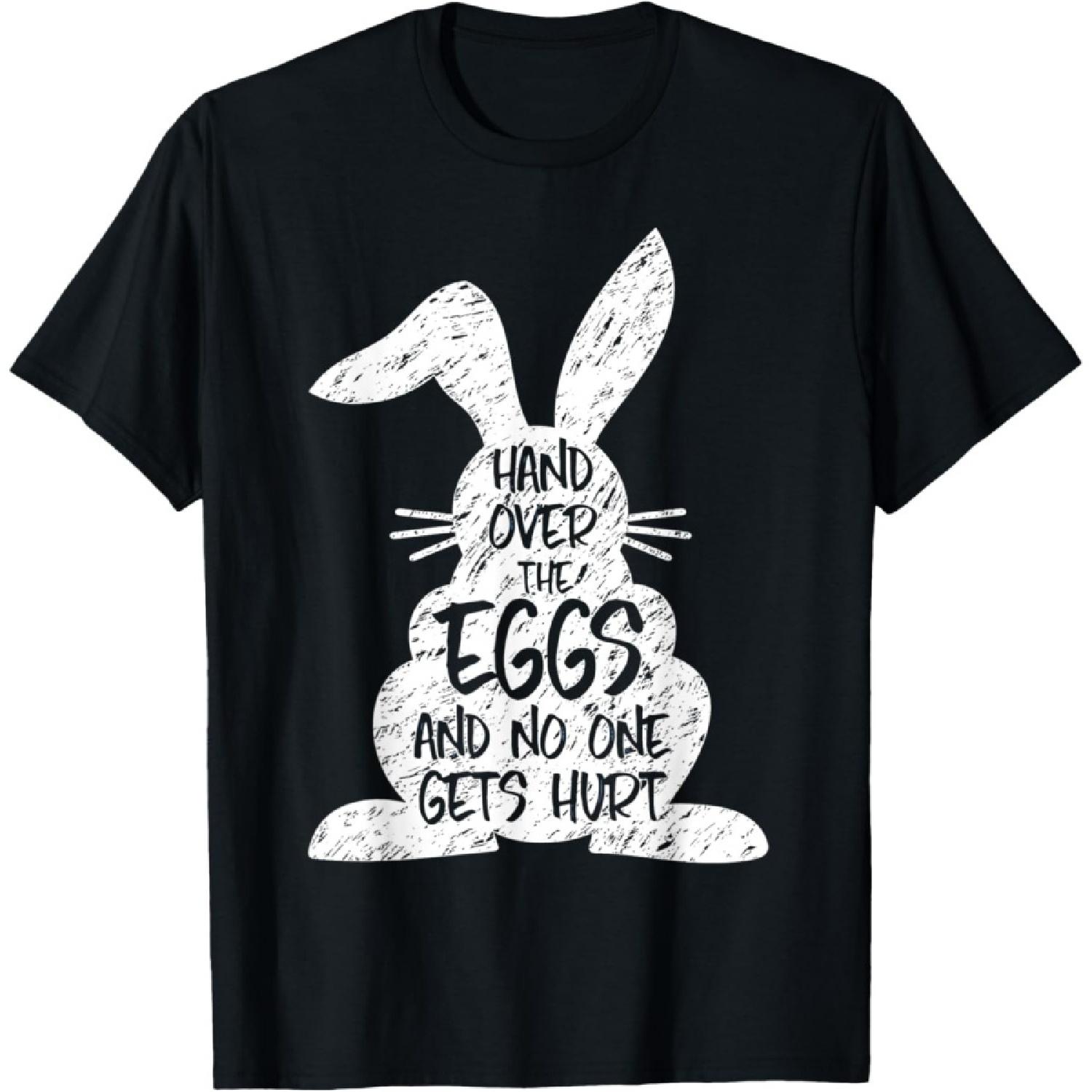 Передай Вредный Сумасшедший Кролик Кролик Пасхальная Охота на Яйца Курица Футболка S