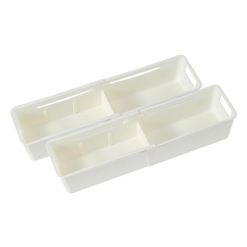 

Retractable Drawer Storage Box for Cabinets, Cutlery, Desktop Cosmetics, and Lipstick Organization