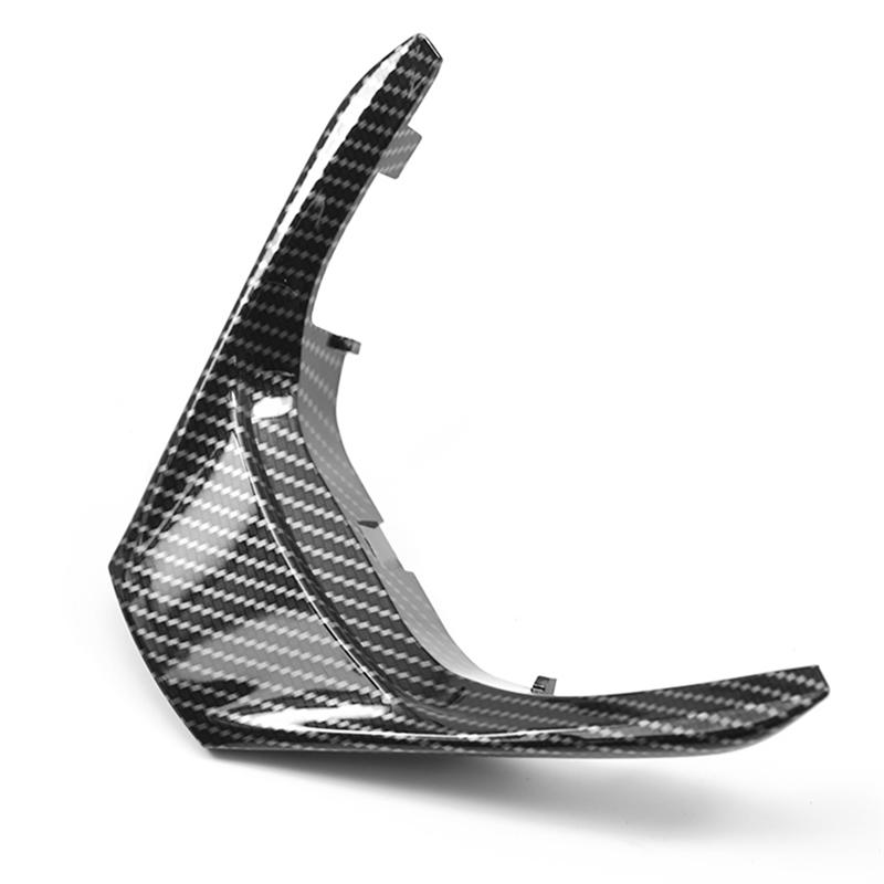 Powerful Car Steering Wheel Cover V Shaped Frame Carbon Fiber Trim Accessories For Toyota Corolla 2014-2018 Carbon Fiber Pattern