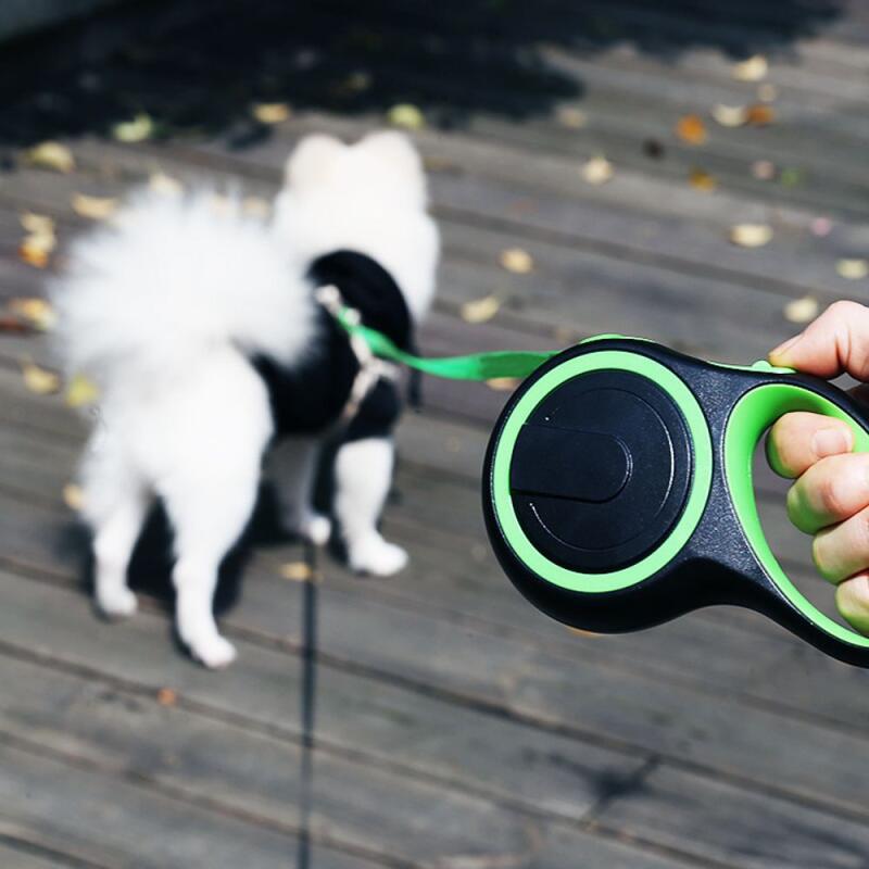 1 one-touch walking leash (choose one color) S Green