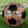 Soccer Ball Colorful Machine Stitched PVC Size 5 Team Training Competition Ready Durable High-Bounce Cool Sports Gift
