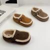 Chaussures pour enfants 2025 Automne/Hiver Chaussure décontractée en coton avec velours chaud Botte pour fille à semelle souple Polyvalente Bottes pour garçons Bottes pour filles Botas