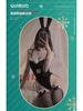 Gorgeous Lingerie: Seductive Open-Crotch Bunny Girl Bodysuit Christmas Costume Set