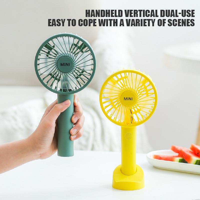 USB Rechargeable Electric Handheld Mini Fan Usb Charging Student Desktop Air Cooler Outdoor Fan Portable Dormitory Fan