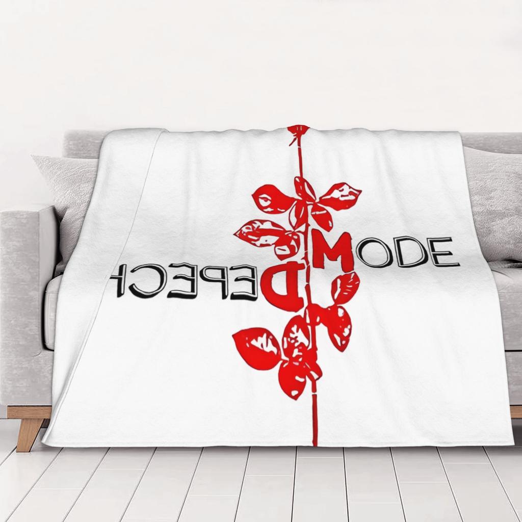 1PC Collection 73 Depeche Band Mode home room decorations Winter Blankets for Adults Bedding Home Interior Sofa Knee