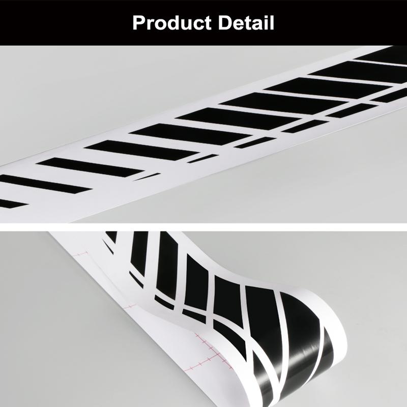 2 STÜCKE Auto Seitenstreifen Seitenstreifen Röcke Grafiken Vinyl Aufkleber Aufkleber Racing Sport Autos Karosserie DIY Wrap Autozubehör