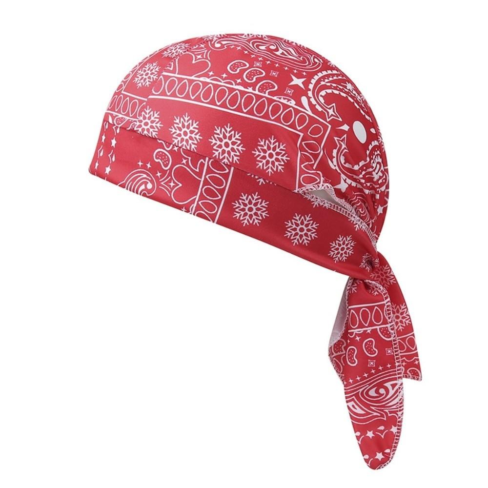 Quick Dry Bandana Headscarf Paisley Print Cycling Head Wrap Fashion Accessory Pirate Hat Unisex
